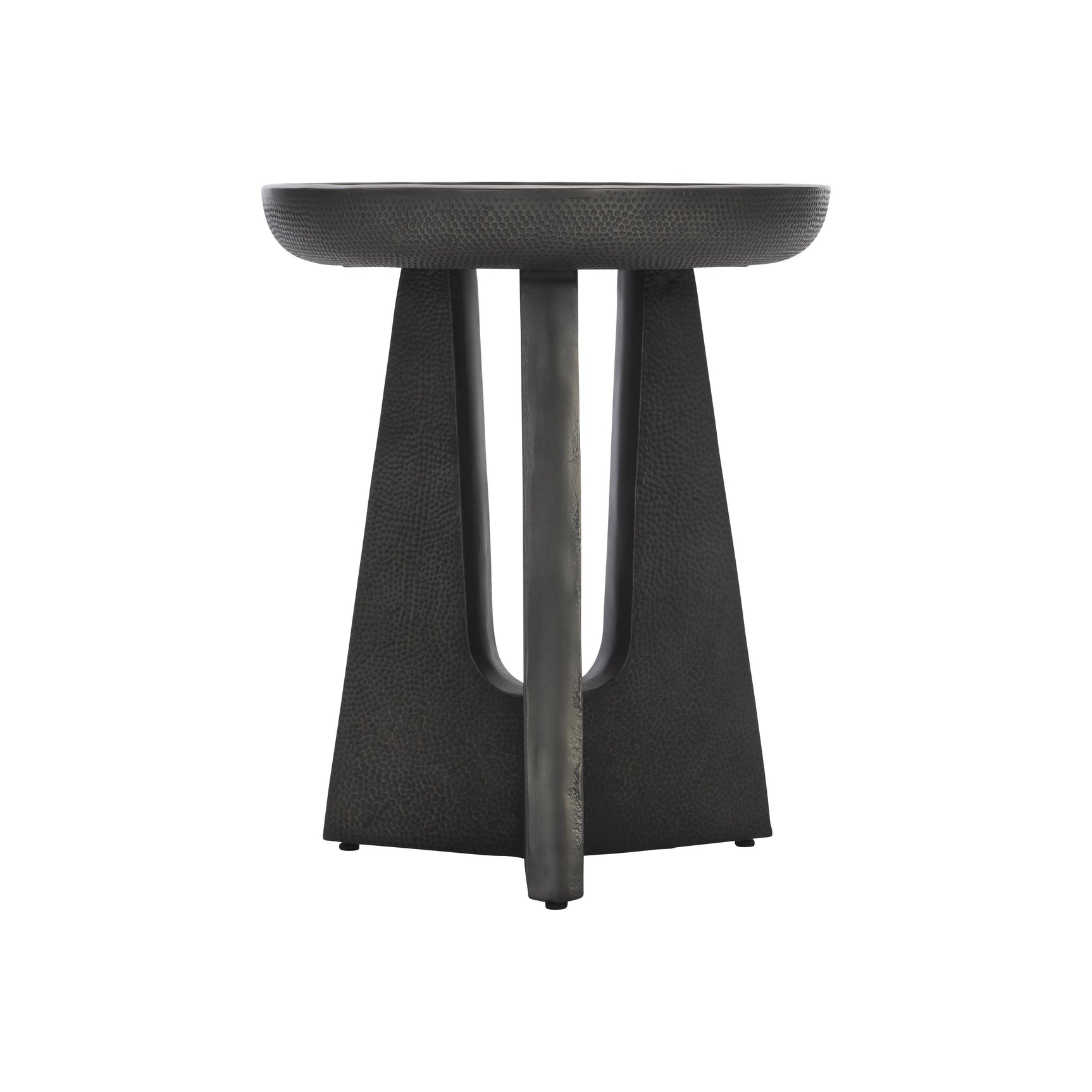 Nala Black Nickel Side Table - Ornate Home