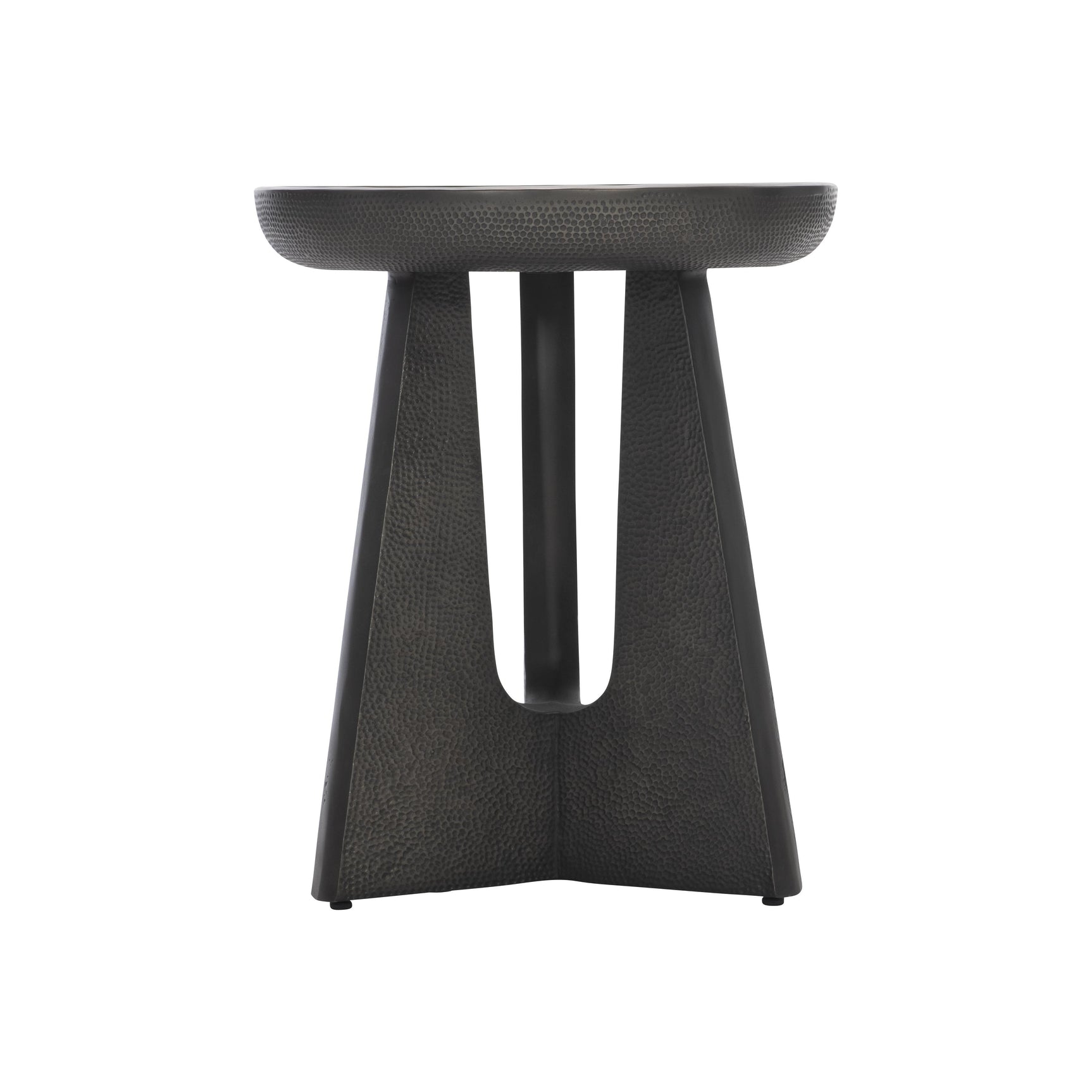 Nala Black Nickel Side Table - Ornate Home