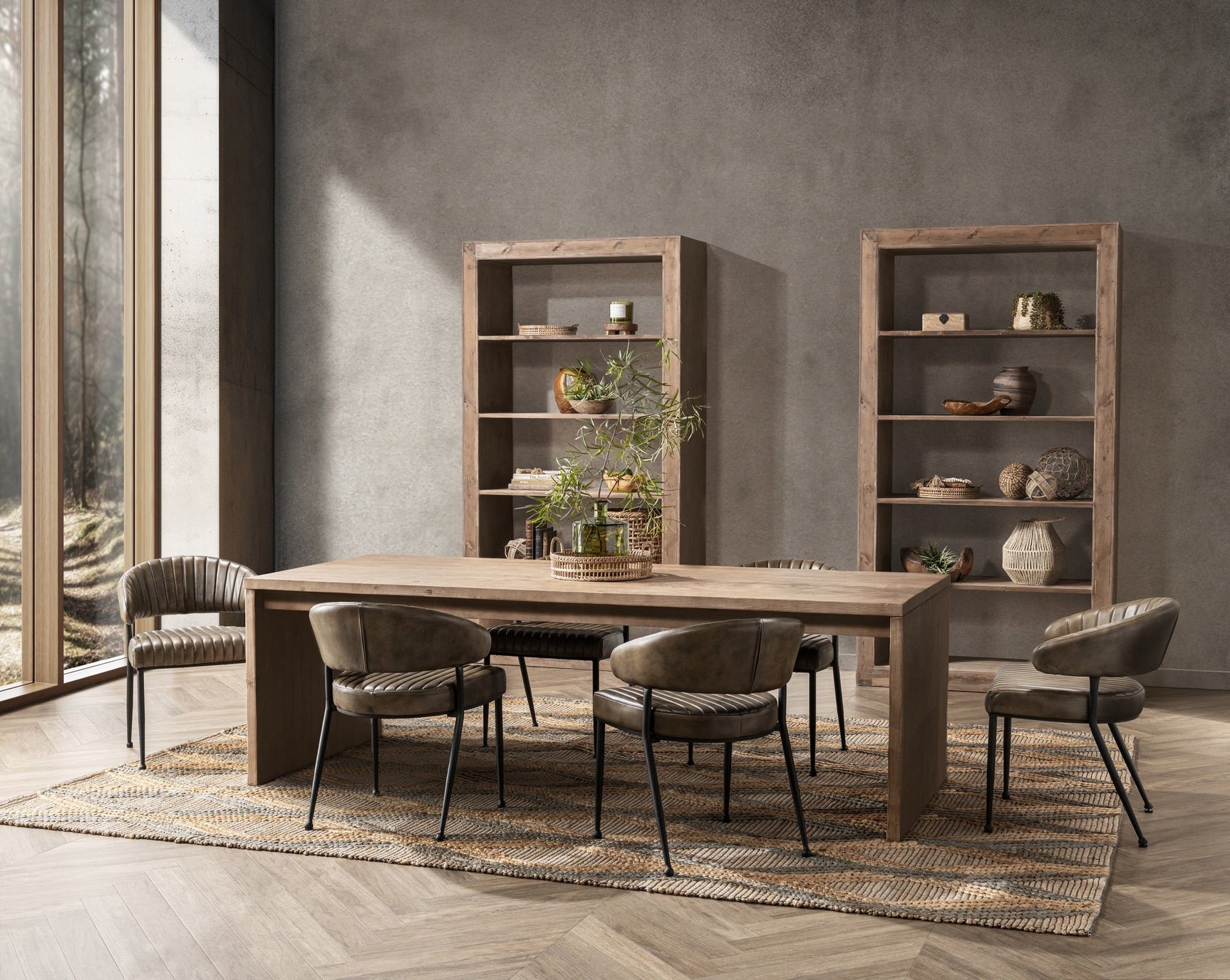 Nalani Natural Dining Table - Ornate Home