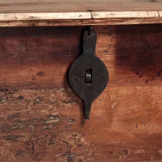 Nantucket Antique Wood Sealed Blanket Box - Ornate Home