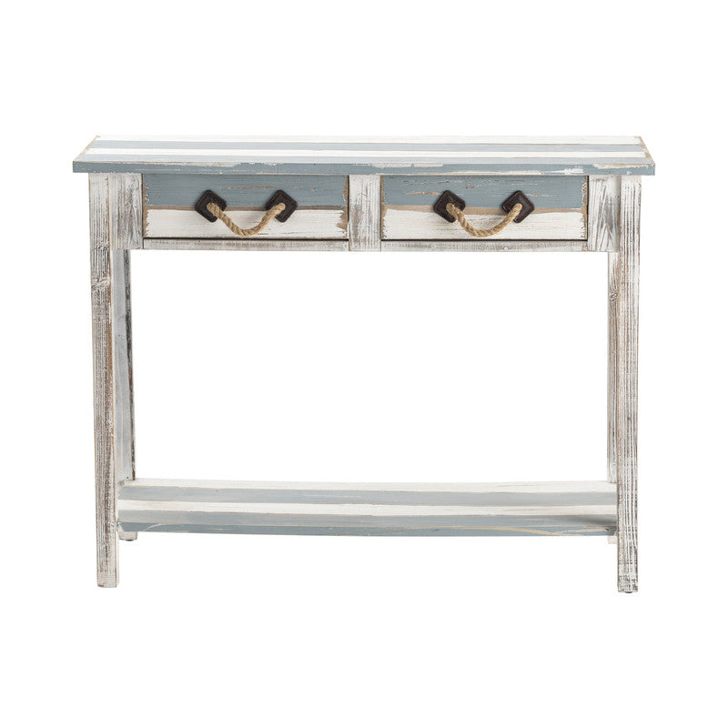 Nantucket Blue/White Console Table - Ornate Home