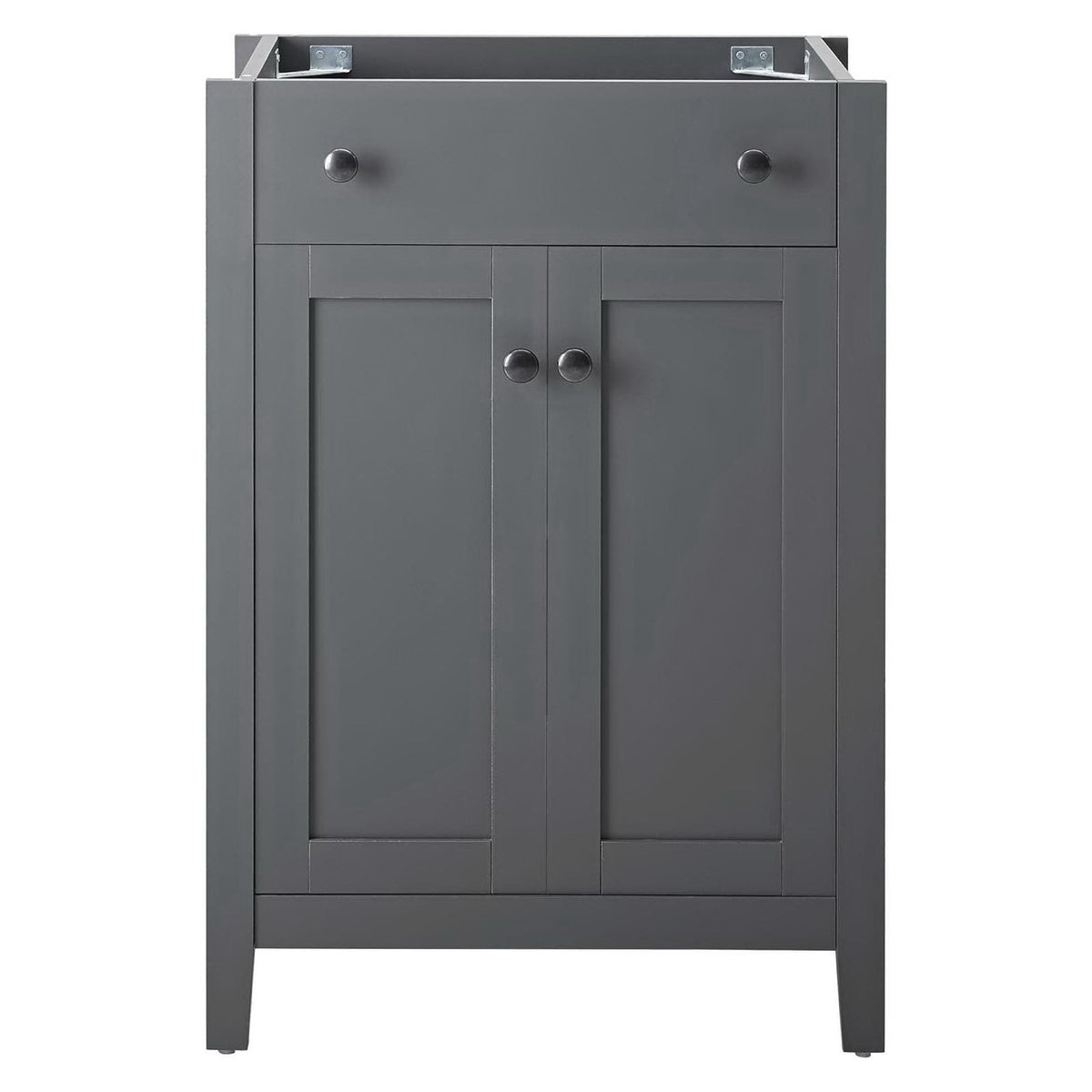 Nantucket Gray 24" Bathroom Vanity Cabinet (Sink Basin Not Included) - Ornate Home