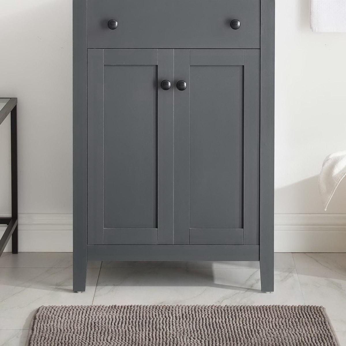 Nantucket Gray 24" Bathroom Vanity Cabinet (Sink Basin Not Included) - Ornate Home
