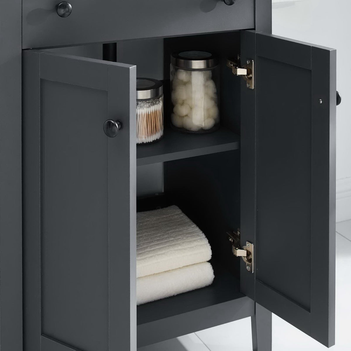 Nantucket Gray/White 24" Bathroom Vanity - Ornate Home