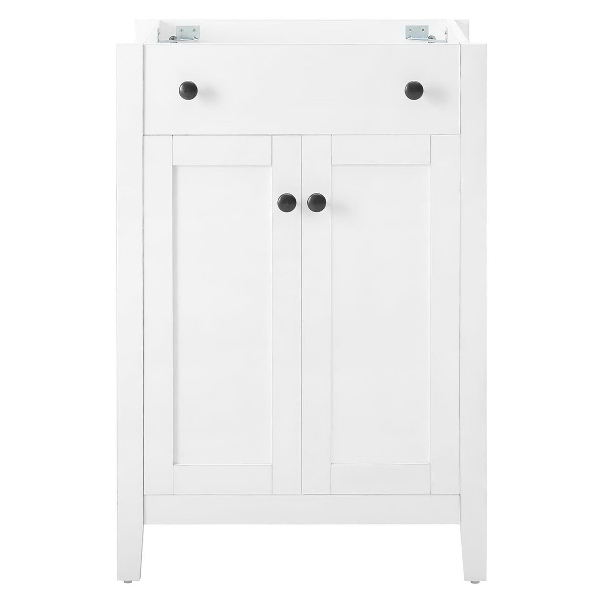 Nantucket White 24" Bathroom Vanity Cabinet (Sink Basin Not Included) - Ornate Home