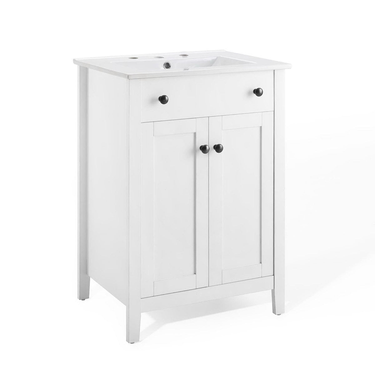 Nantucket White 24" Bathroom Vanity - Ornate Home