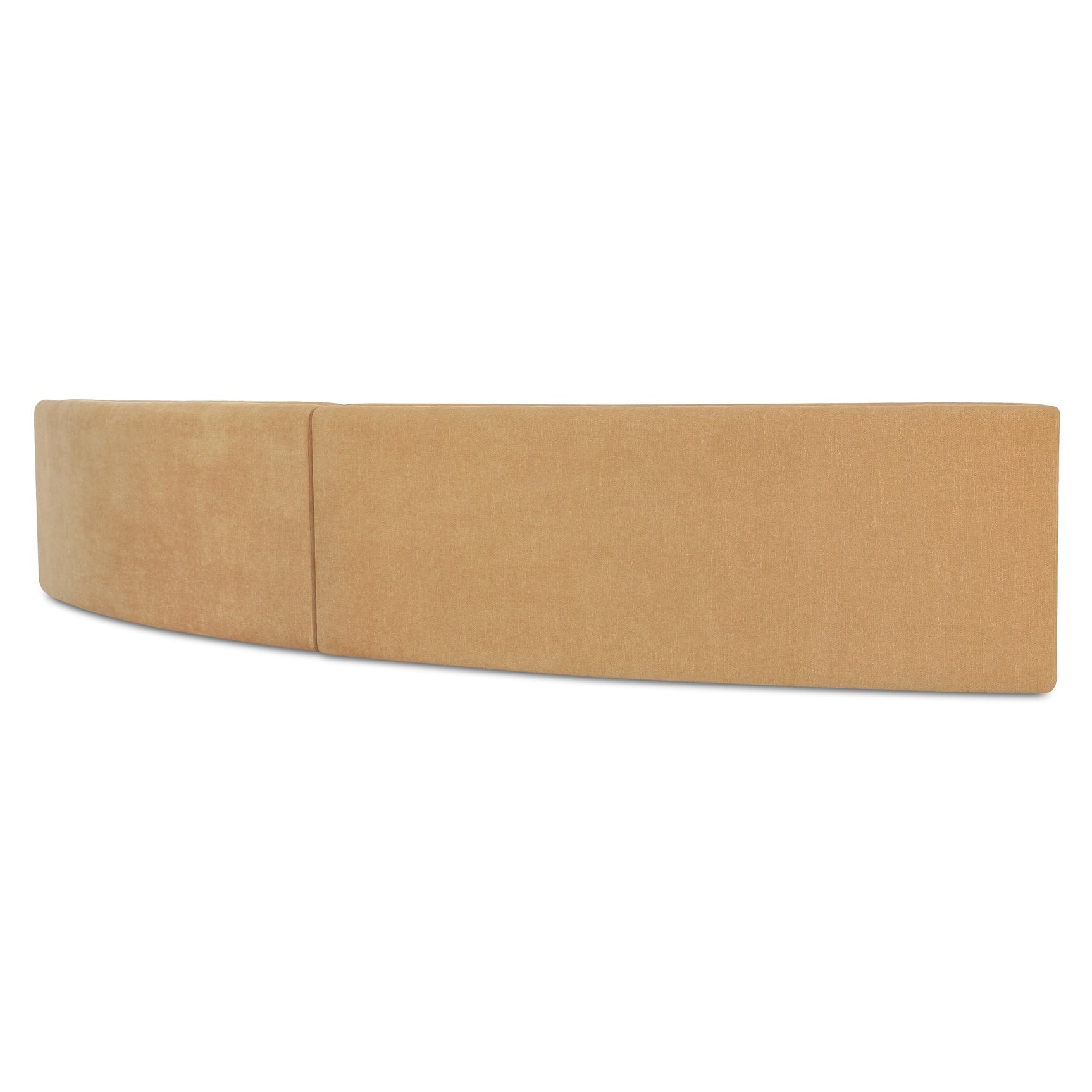 Naomi Golden Yellow 2 Piece Concave Modular Sectional - Ornate Home