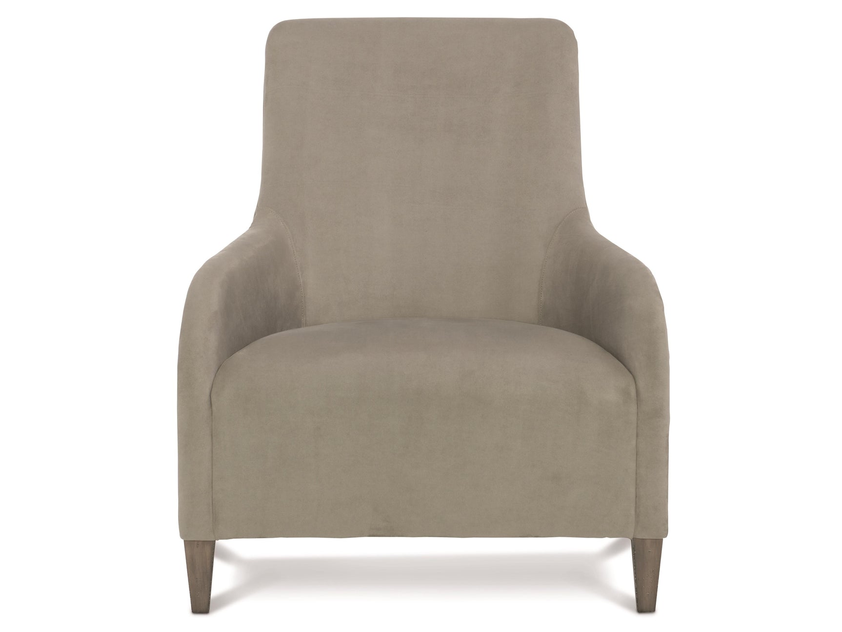 Naomi Grey Leather Chair - Ornate Home