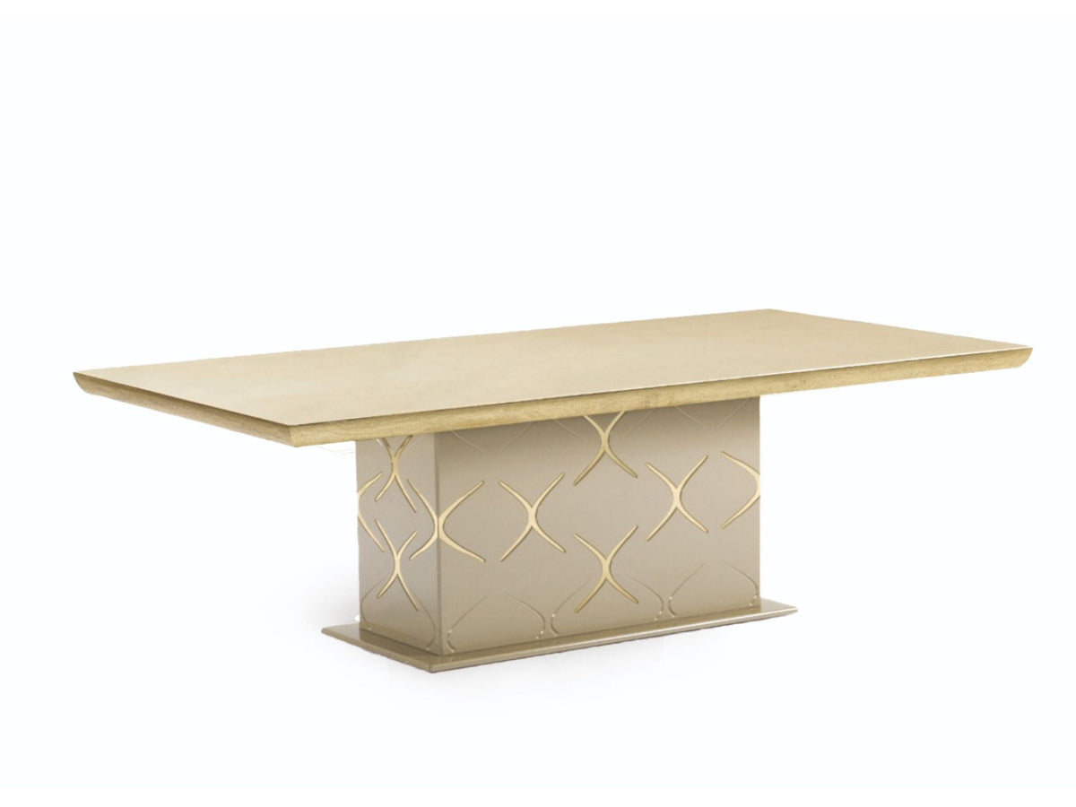 Napoli Taupe/Cream Dining Table - Ornate Home