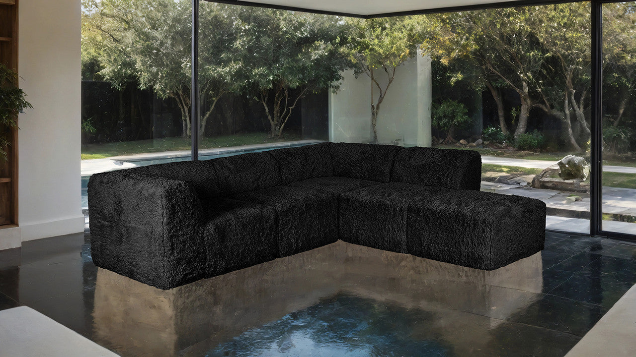Nappi Black L-Sectional B - Ornate Home