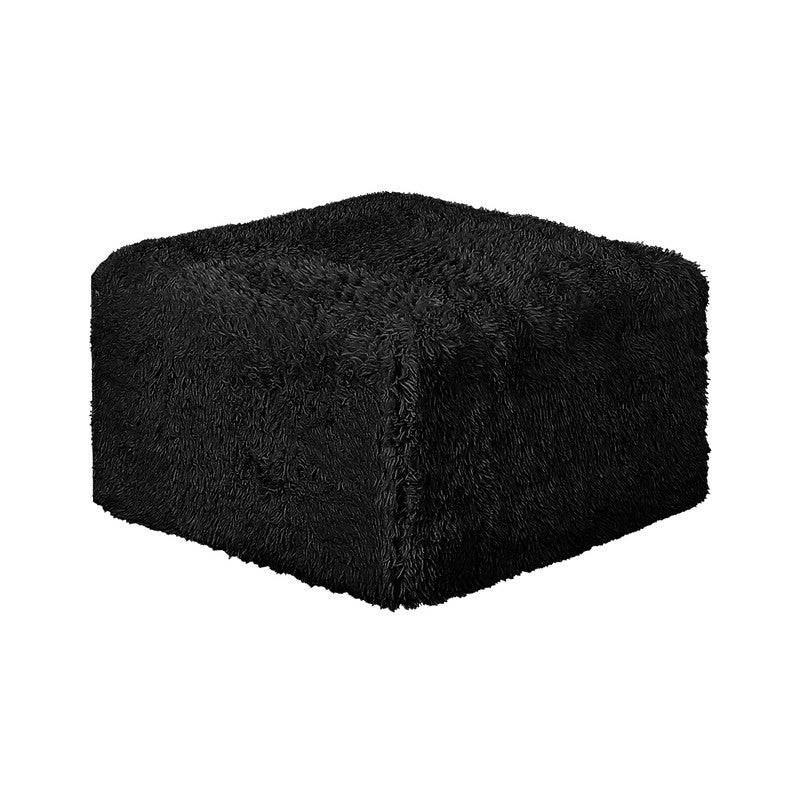 Nappi Black Large L-Sectional w/ Ottoman - Ornate Home