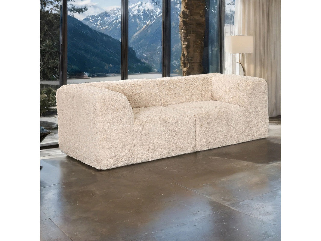 Nappi Sand Loveseat - Ornate Home