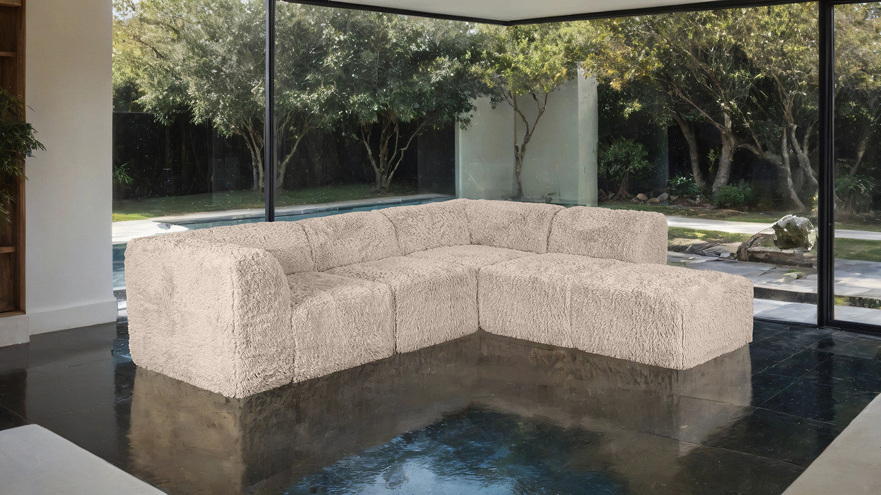 Nappi Taupe L-Sectional B - Ornate Home