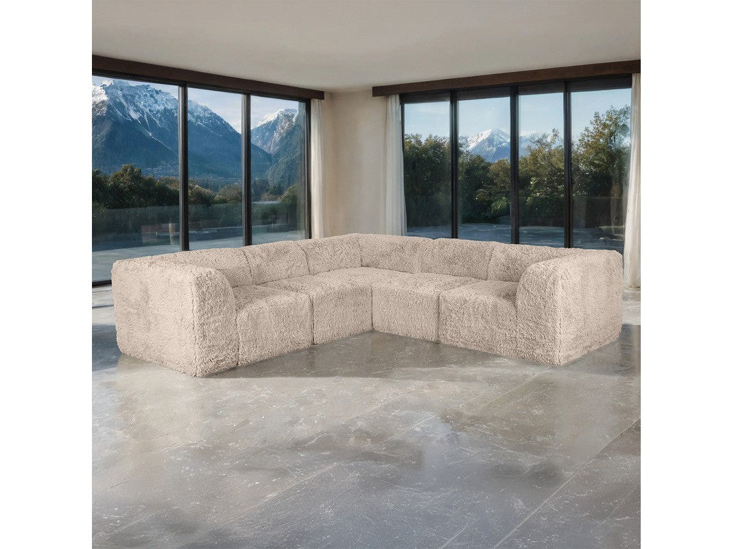 Nappi Taupe L-Sectional C - Ornate Home