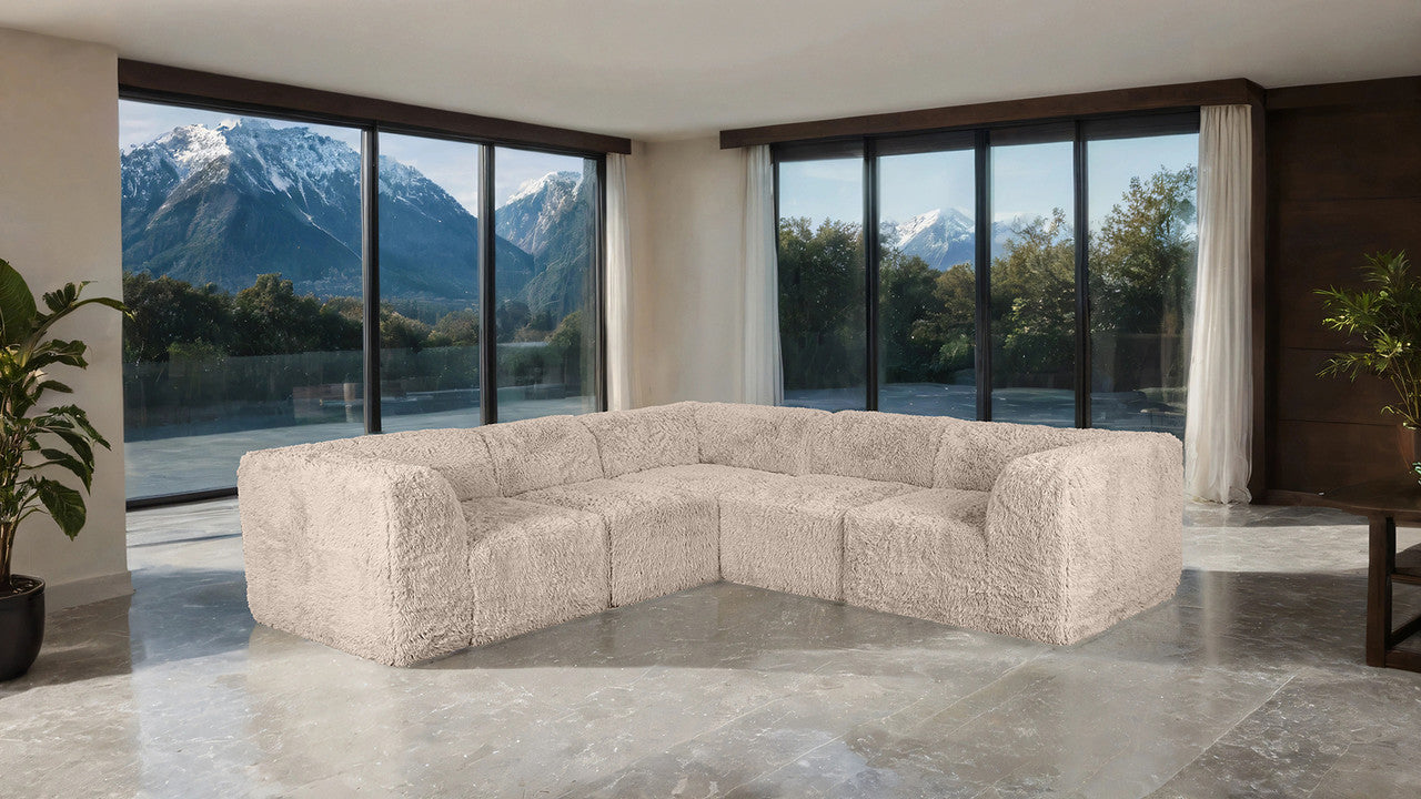 Nappi Taupe L-Sectional C - Ornate Home