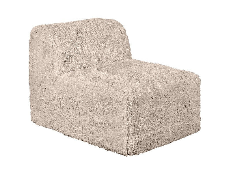 Nappi Taupe Modular Armless Chair - Ornate Home