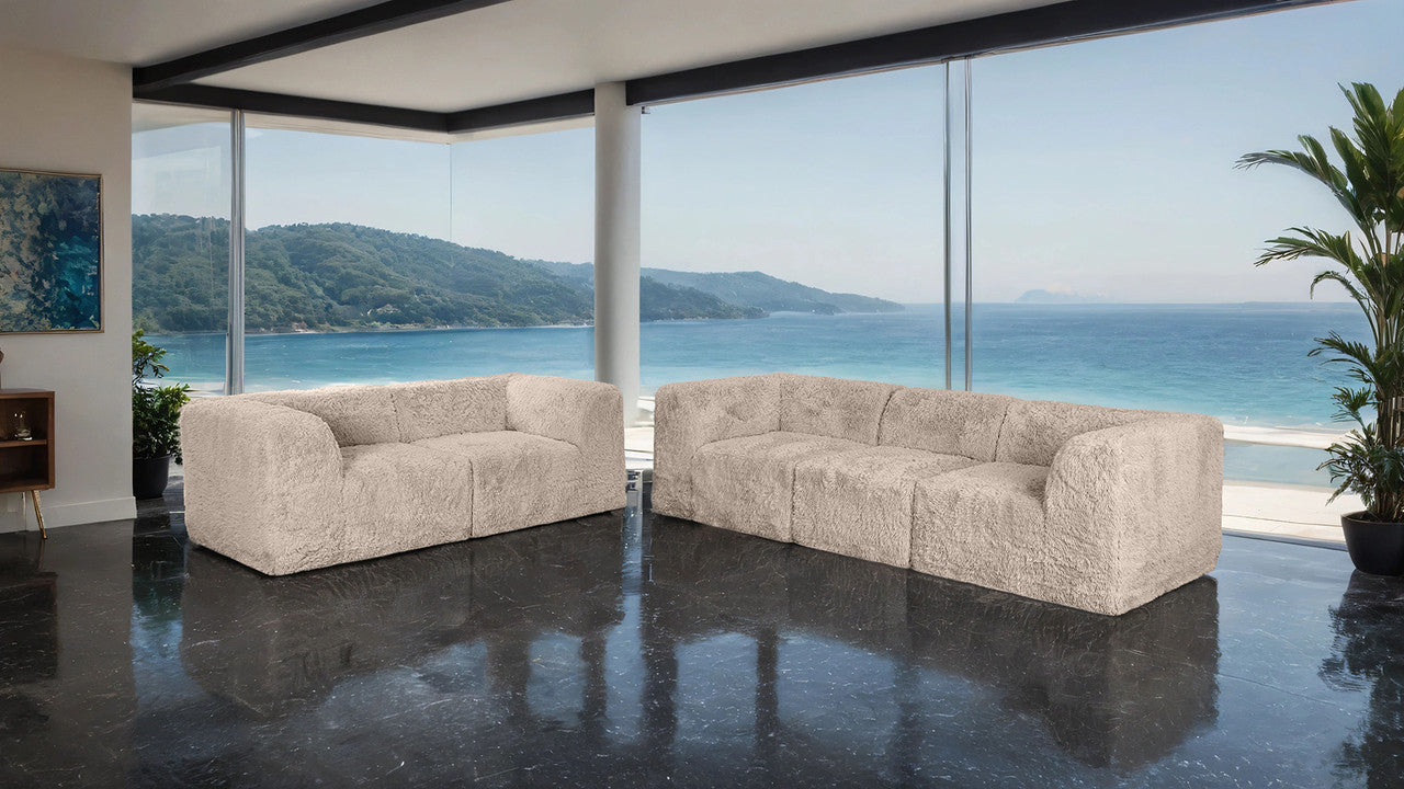 Nappi Taupe Sofa - Ornate Home