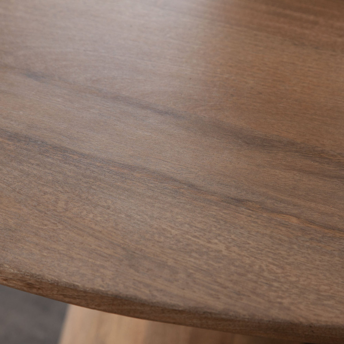 Nara Caramel Round Wood Dining Table - Ornate Home