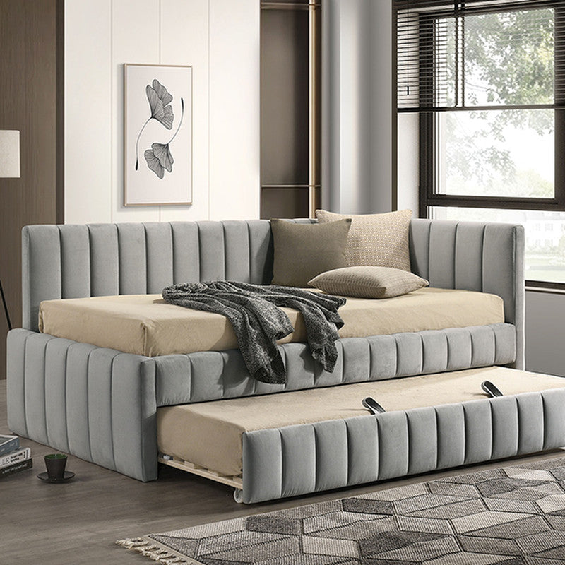 Nardi Light Gray Twin Daybed w/ Trundle - Ornate Home