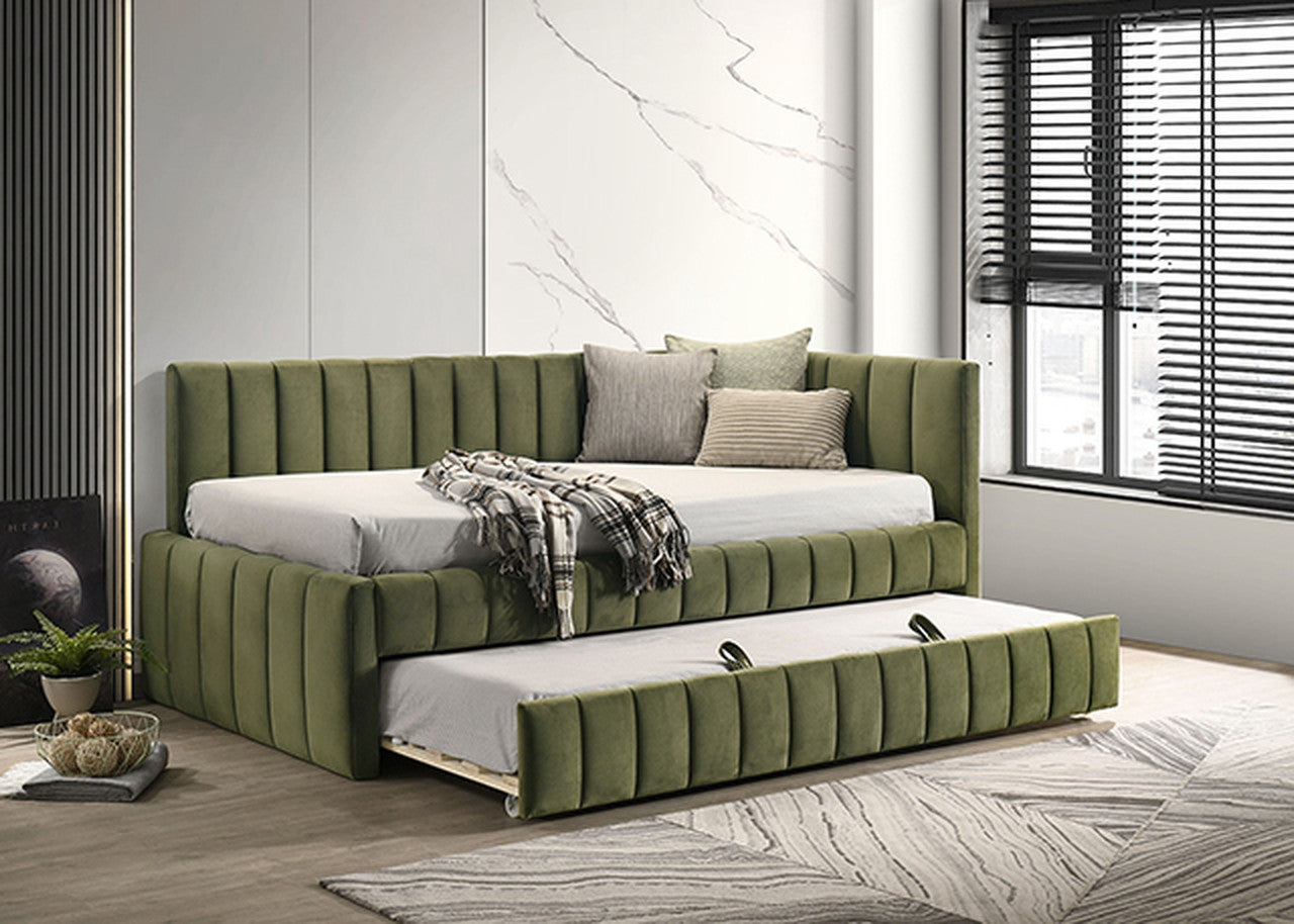 Nardi Olive Green Twin Daybed w/ Trundle - Ornate Home
