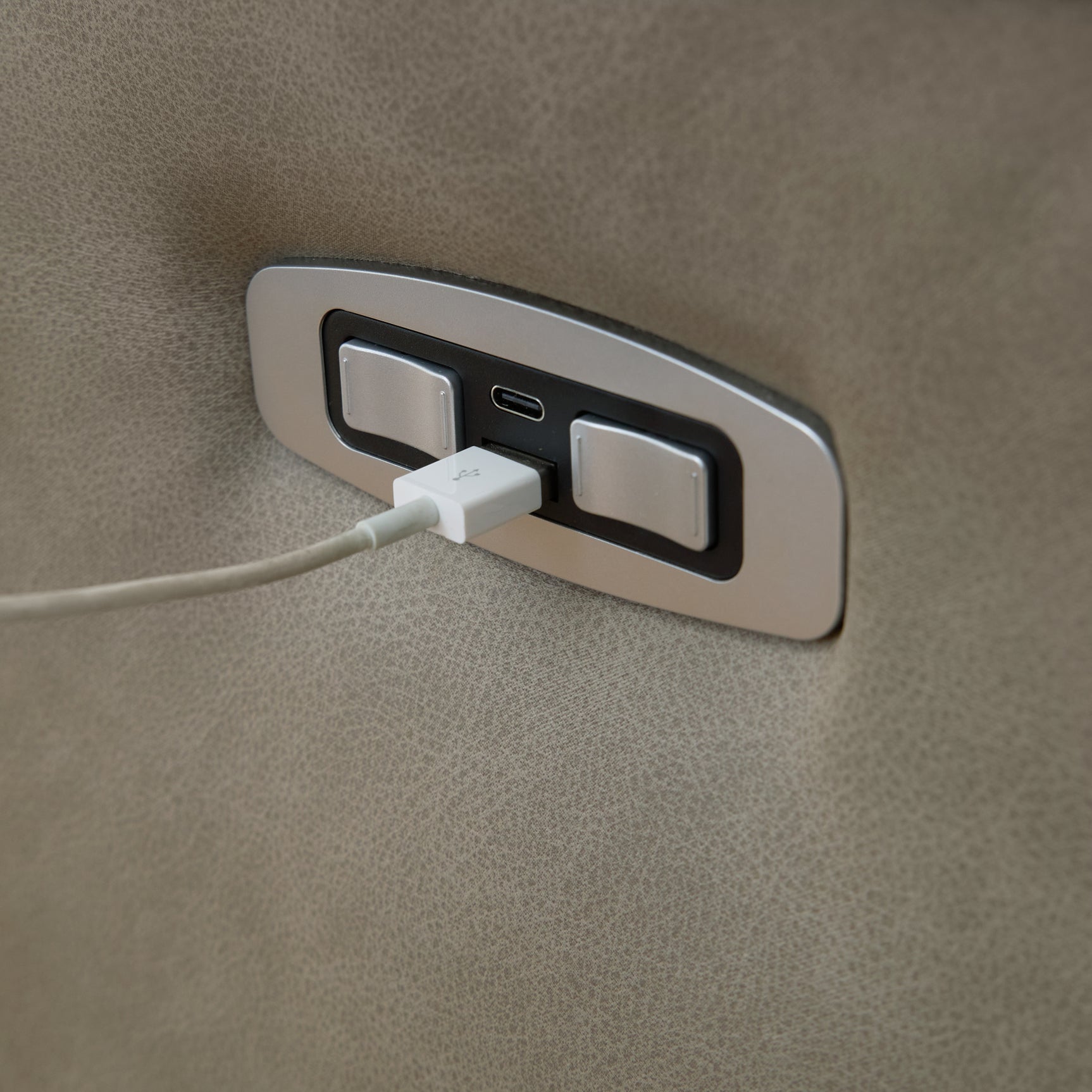 Narwhal Place Pebble 5-Piece Power Reclining Sectional - Ornate Home