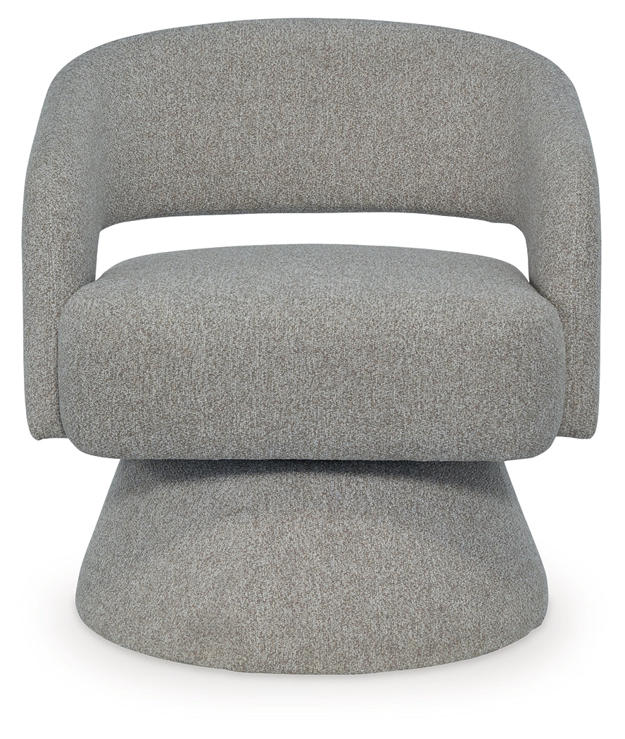 Nashkins Pebble Swivel Accent Chair (Online Special Price) - Ornate Home