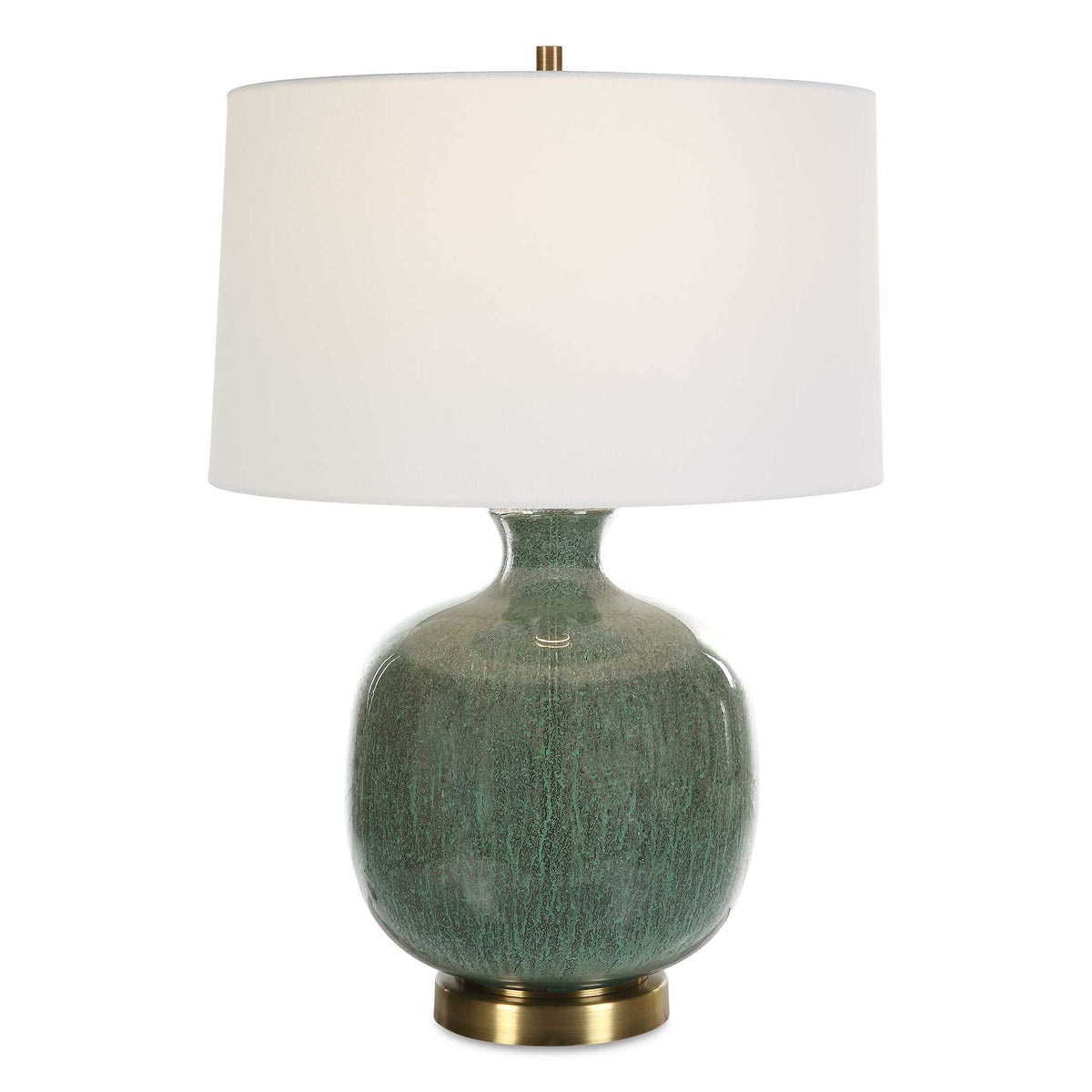 Nataly Aged Green Table Lamp - Ornate Home
