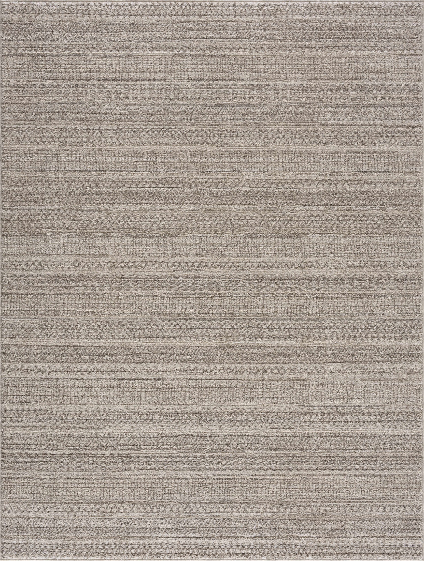 Nate Beige Tribal High Pile Carpet - Ornate Home