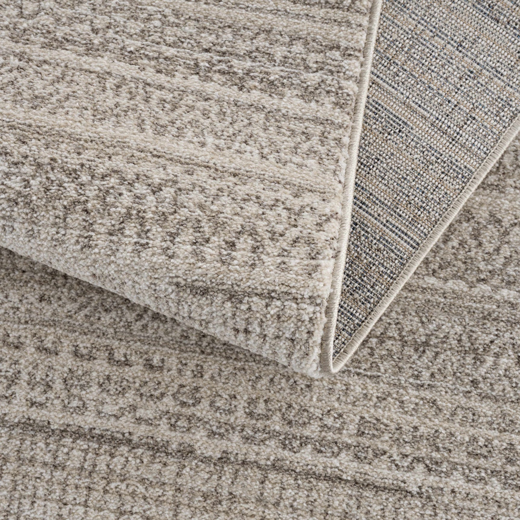 Nate Beige Tribal High Pile Carpet - Ornate Home