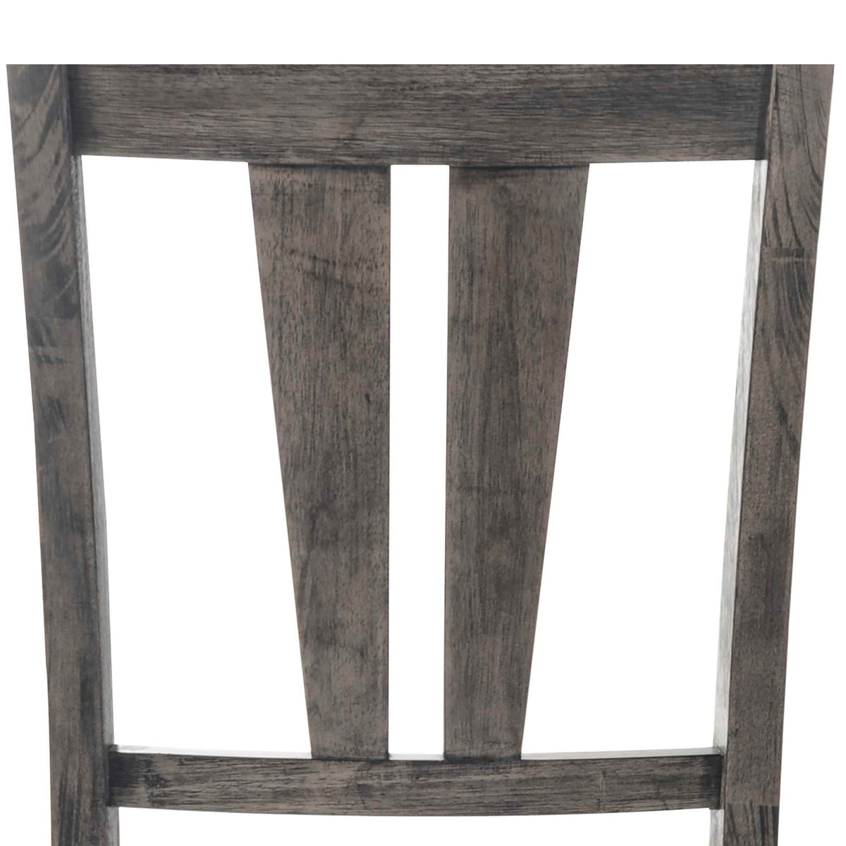 Nathan Grey Oak Fan Back Chair with PU Seat (Set of 2)