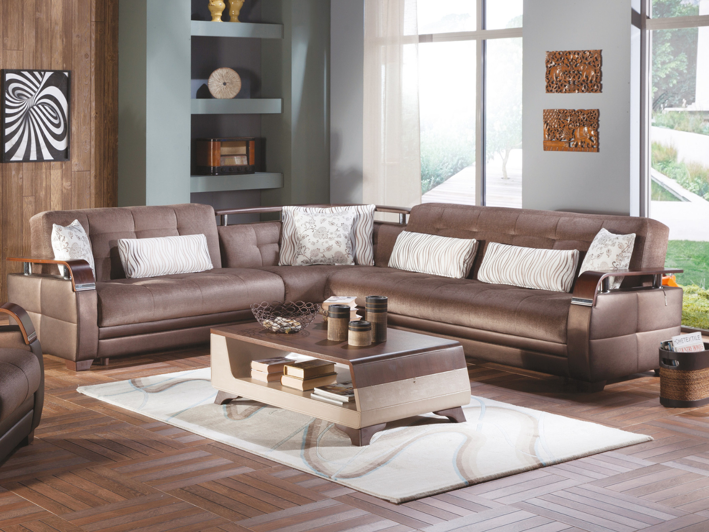 Natural Sectional - Ornate Home