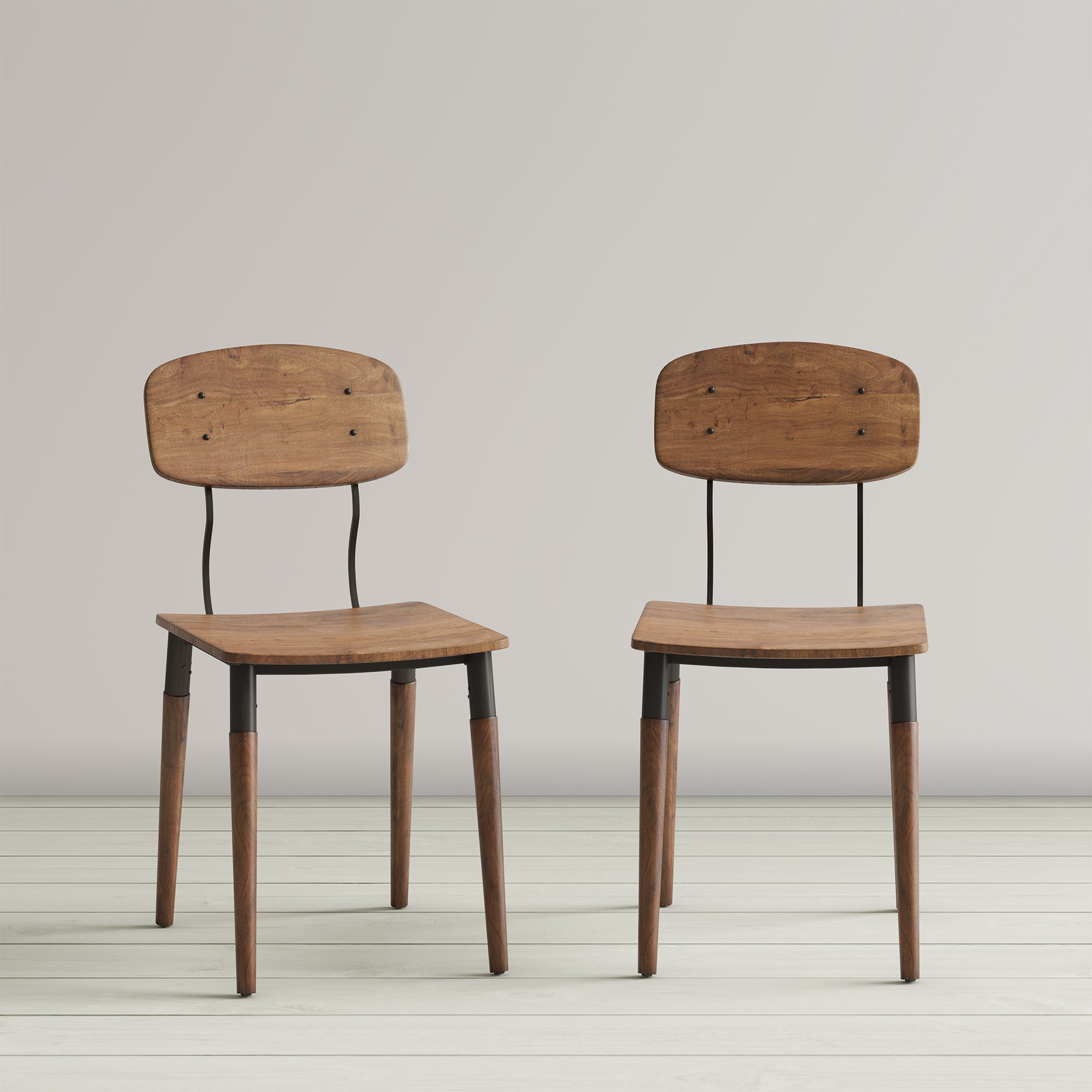 Nature's Edge Light Chestnut Dining Chair (Set of 2) - Ornate Home