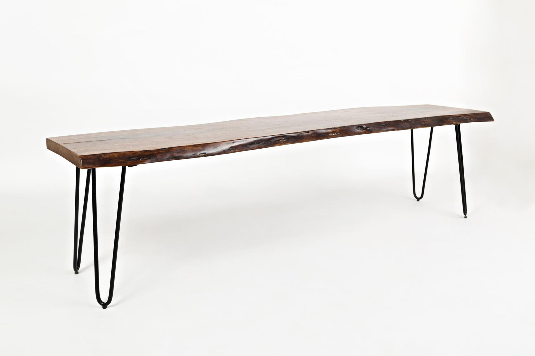 Nature's Edge Light Chestnut/Slate 79 Dining Table w/ 4 Owen Chairs and Bench - Ornate Home