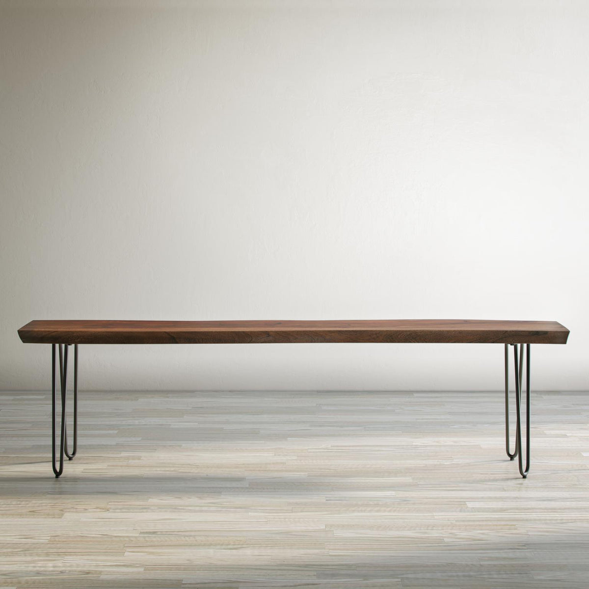 Nature's Edge Light Chestnut/Slate 79 Dining Table w/ 4 Owen Chairs and Bench - Ornate Home
