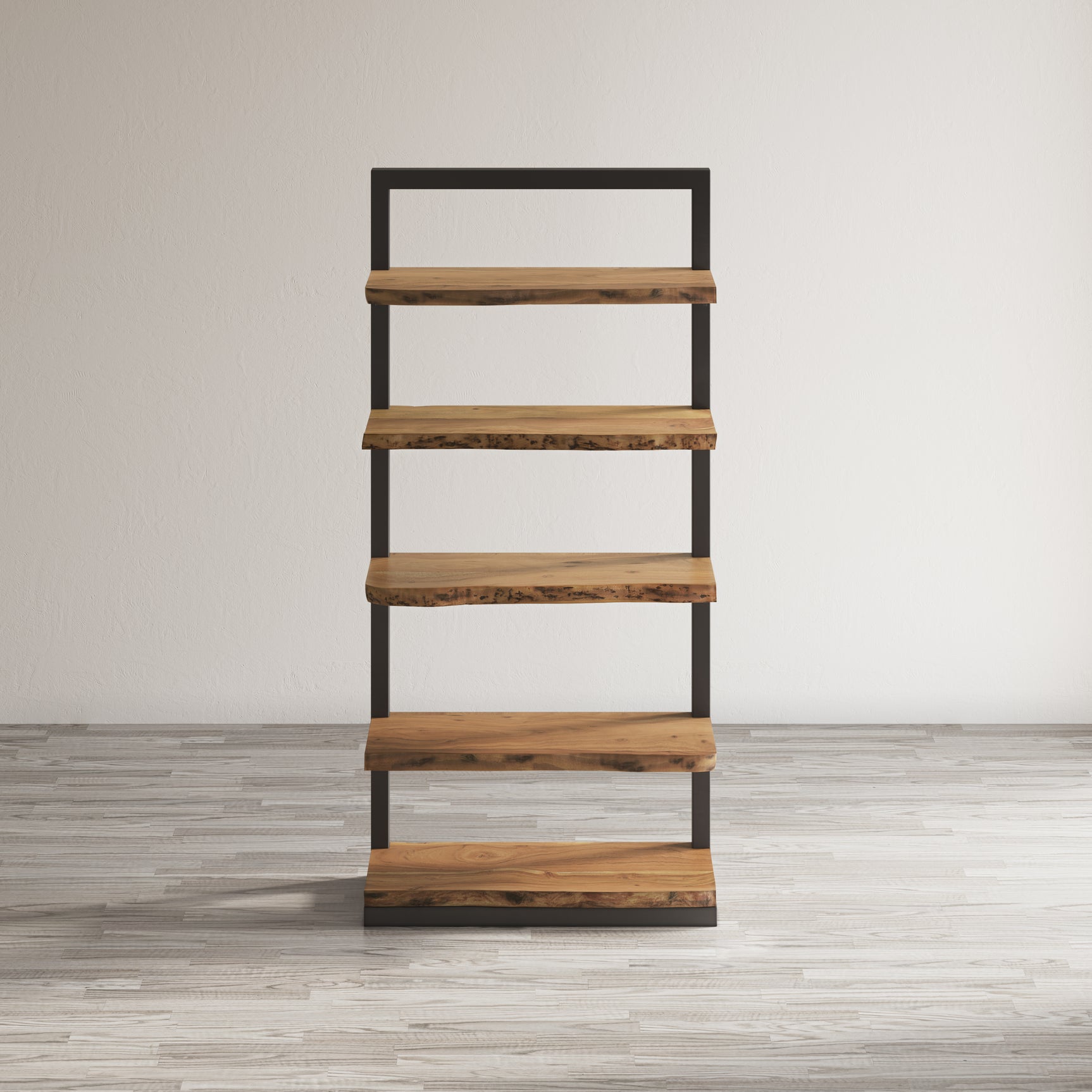 Nature's Edge Natural 5 Shelf Bookcase - Ornate Home