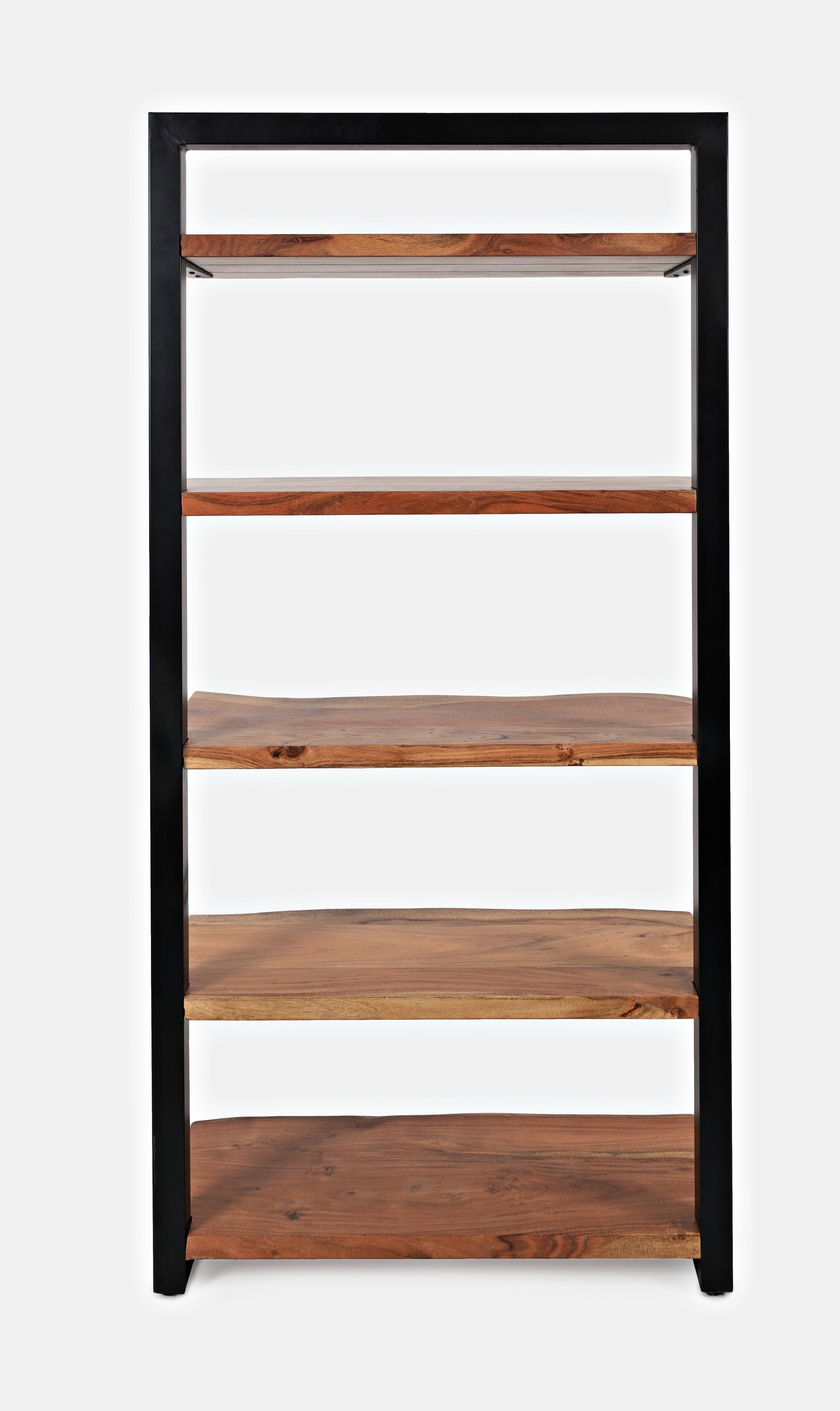 Nature's Edge Natural 5 Shelf Bookcase - Ornate Home
