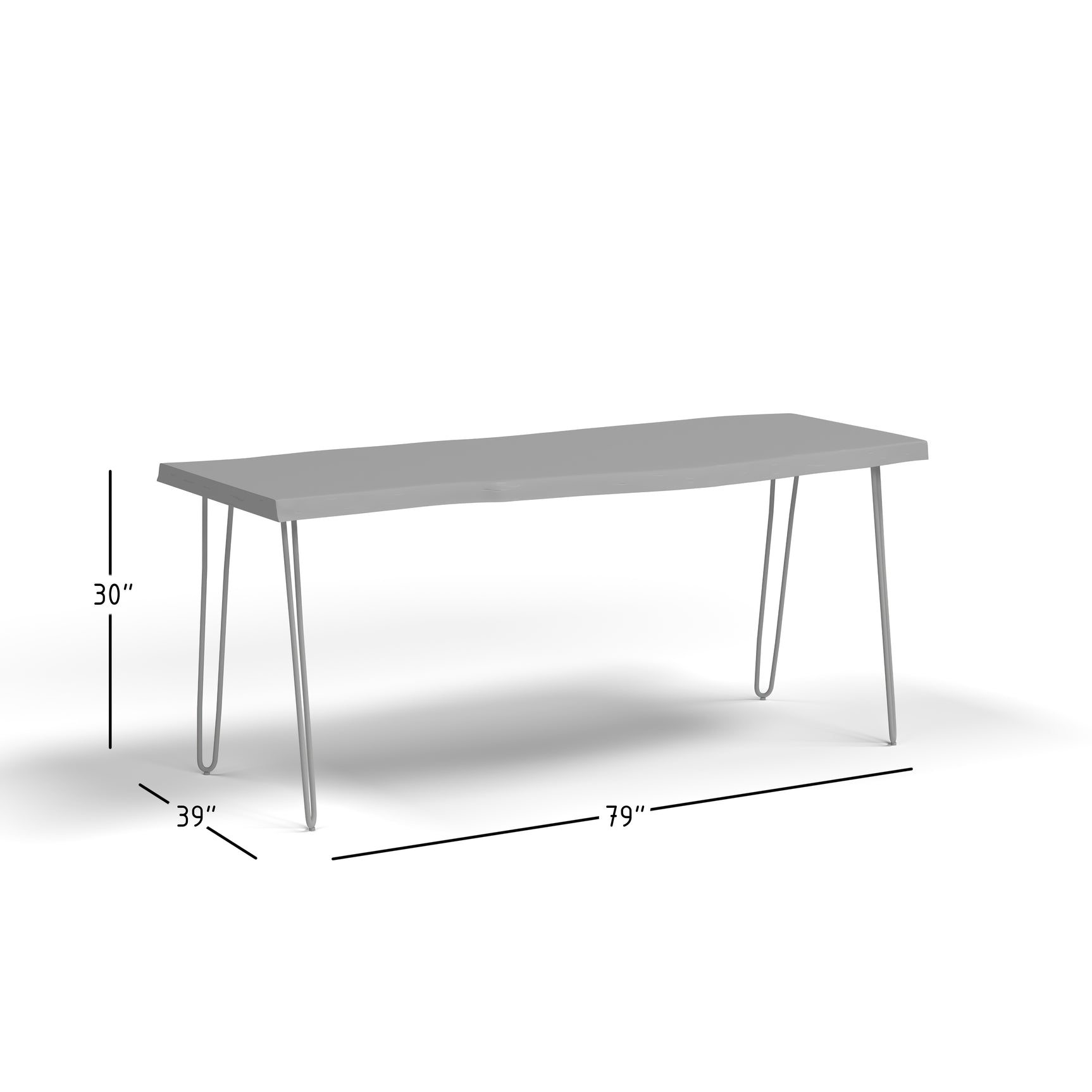 Nature's Edge Natural 79 Dining Table - Ornate Home