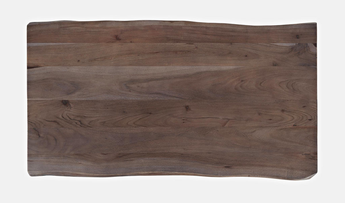 Nature's Edge Slate/Grey Counter Dining Table w/ 4 Owen Stools - Ornate Home
