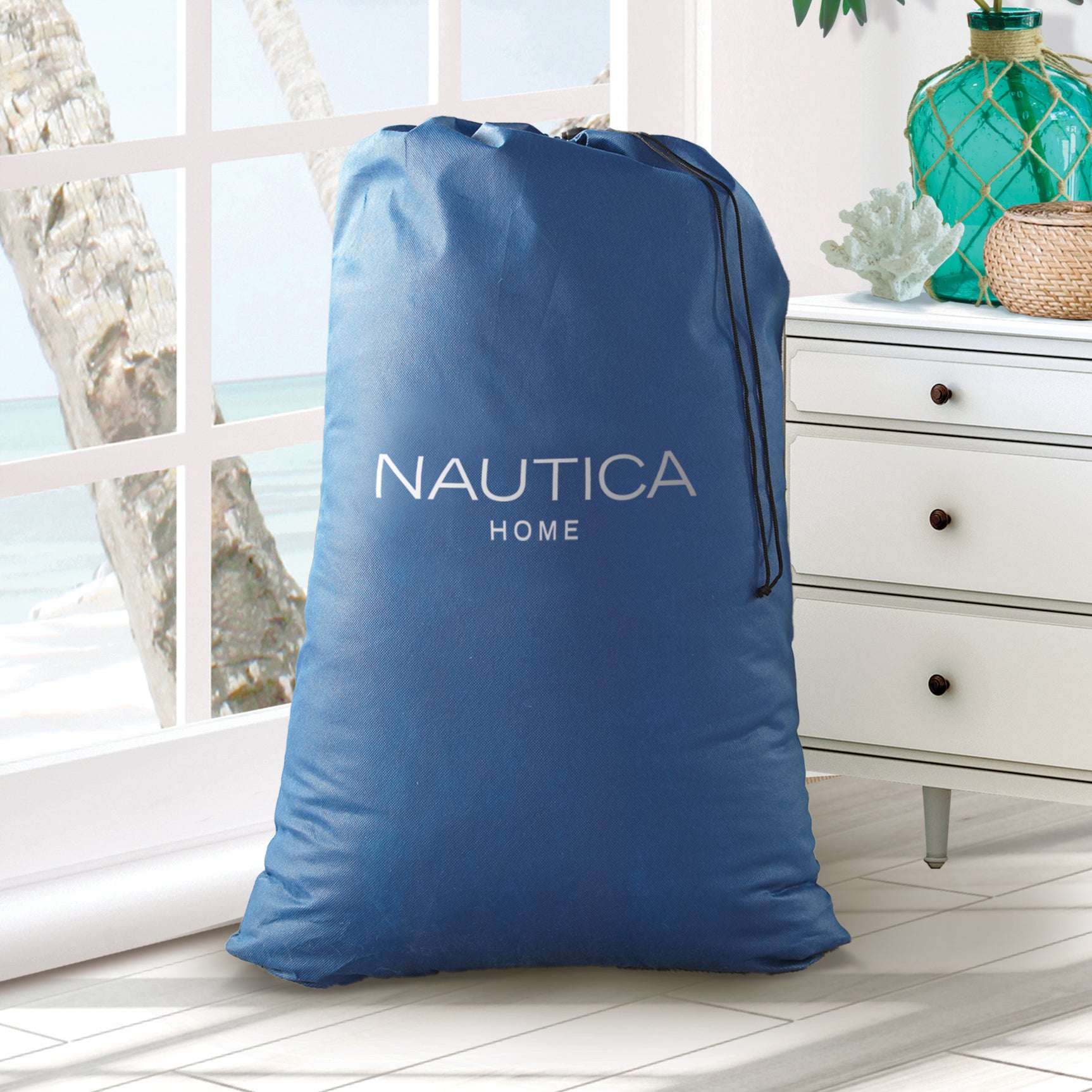 Nautica Home Support Aire Air Blue/Gray Mattress with Inset Pump - Ornate Home
