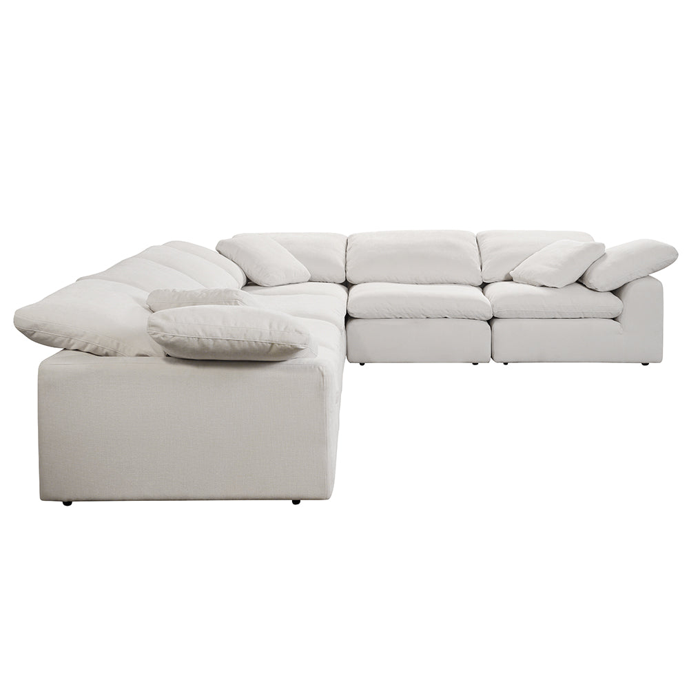 Naveen Ivory Modular - Armless Chair - Ornate Home