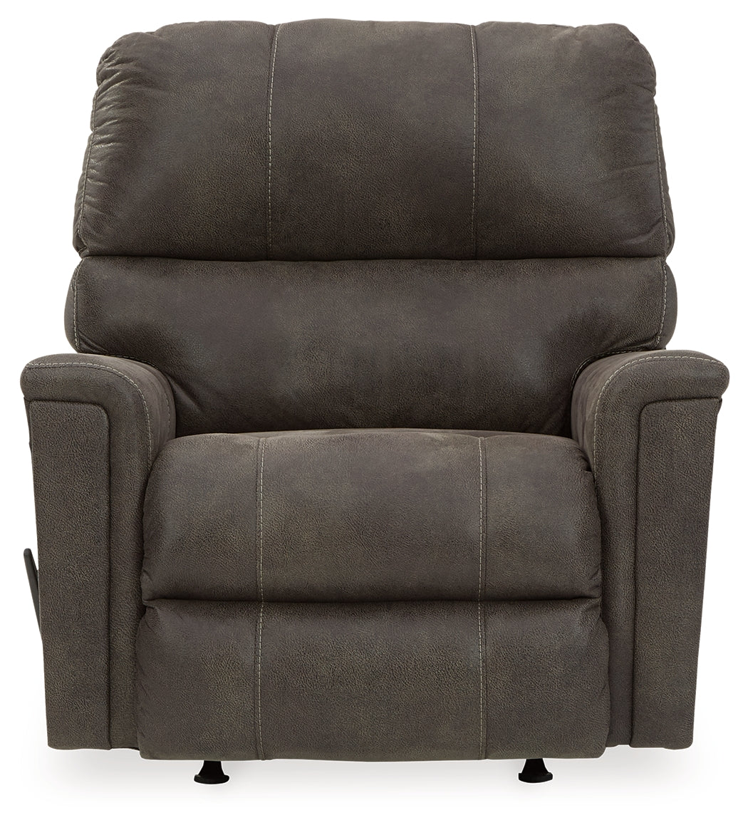 Navi Smoke Rocker Recliner - Ornate Home