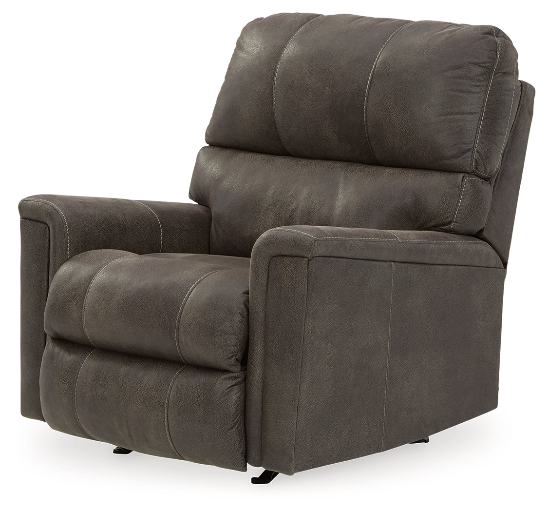 Navi Smoke Rocker Recliner - Ornate Home