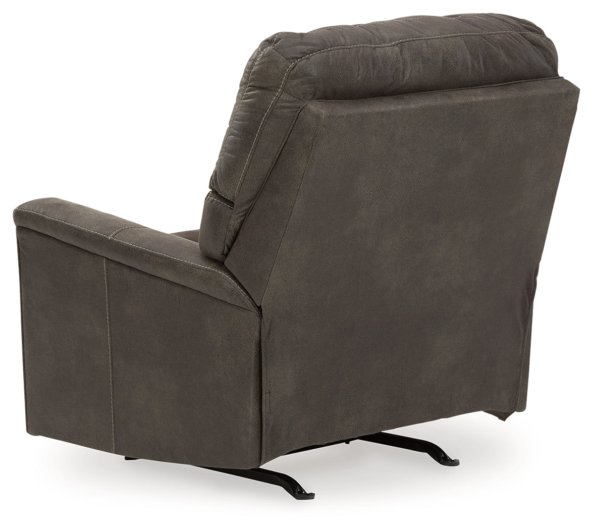 Navi Smoke Rocker Recliner - Ornate Home