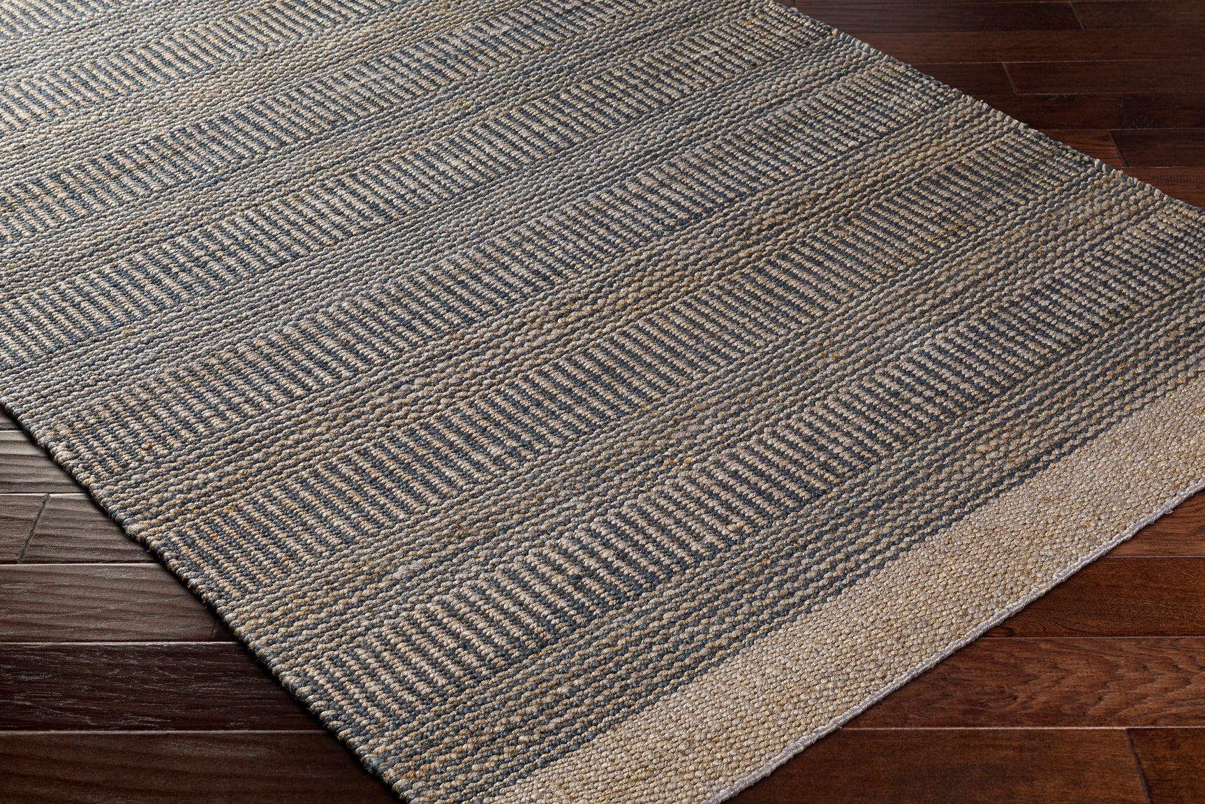 Navy Elle Jute Rug - Ornate Home
