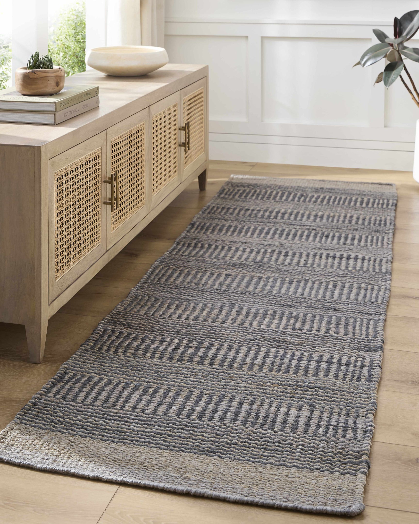 Navy Elle Jute Rug - Ornate Home