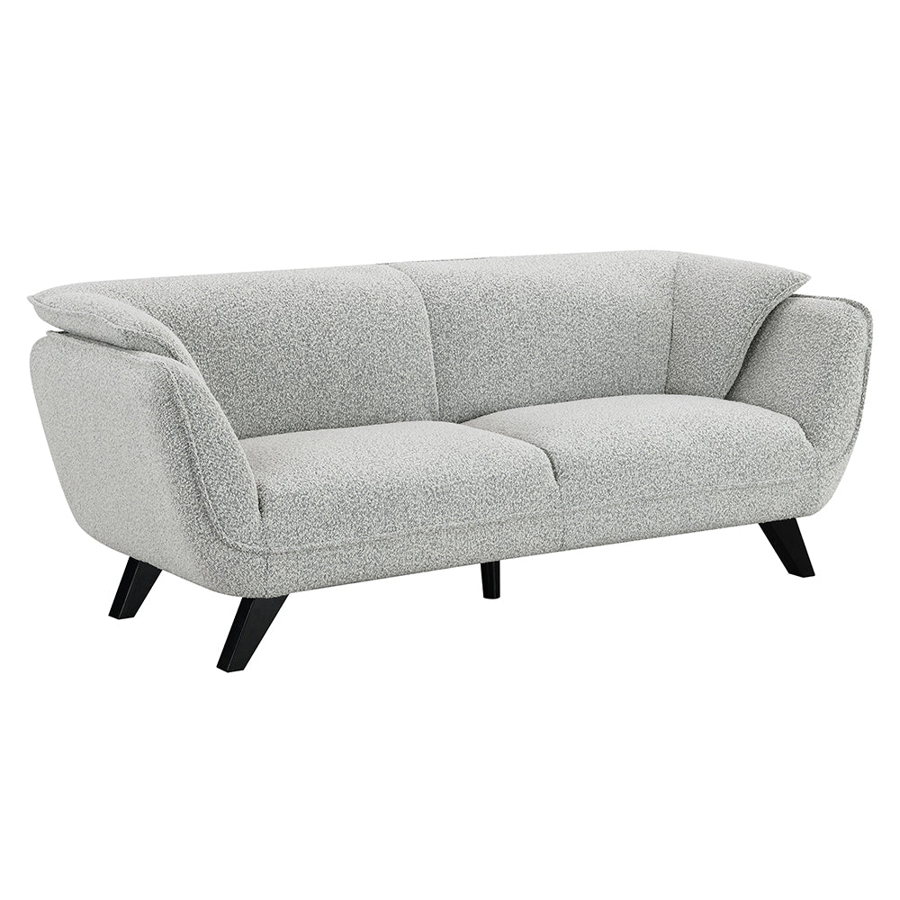 Nayeli Light Gray Boucle Sofa - Ornate Home