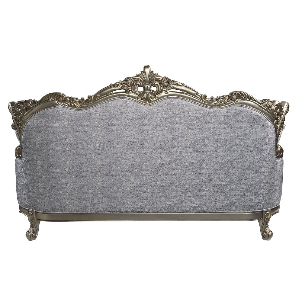 Nayla Antique Bronze Sofa W/5 Pillows - Ornate Home