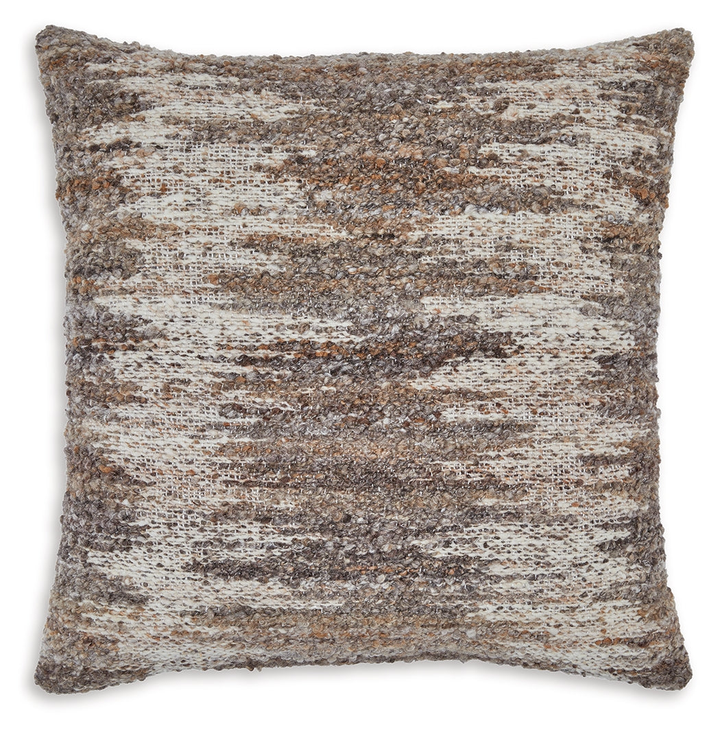 Nealton Brown/White Pillow - Ornate Home