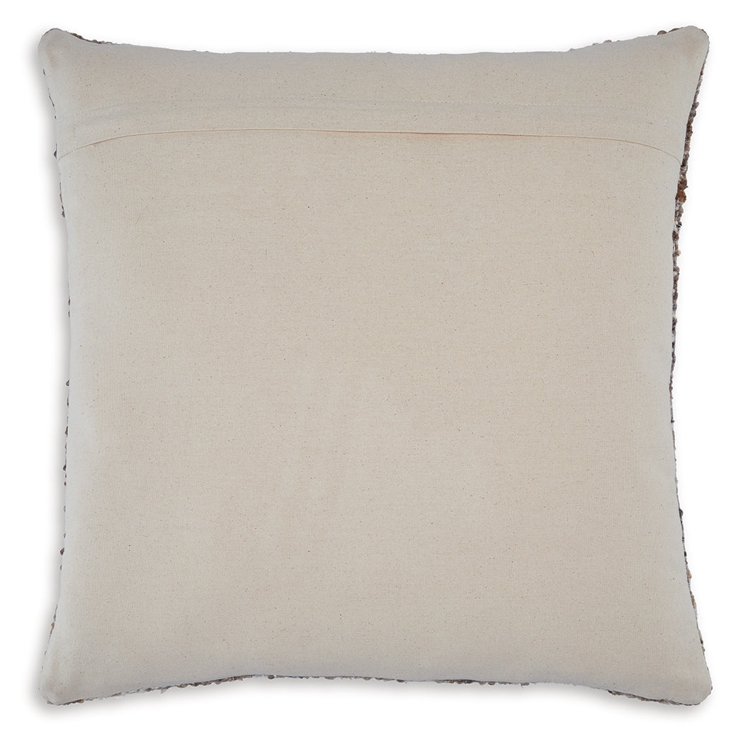 Nealton Brown/White Pillow - Ornate Home