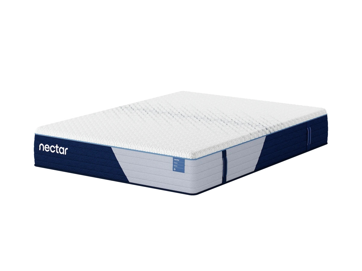 Nectar Classic Hybrid White Firm Twin Mattress - Ornate Home